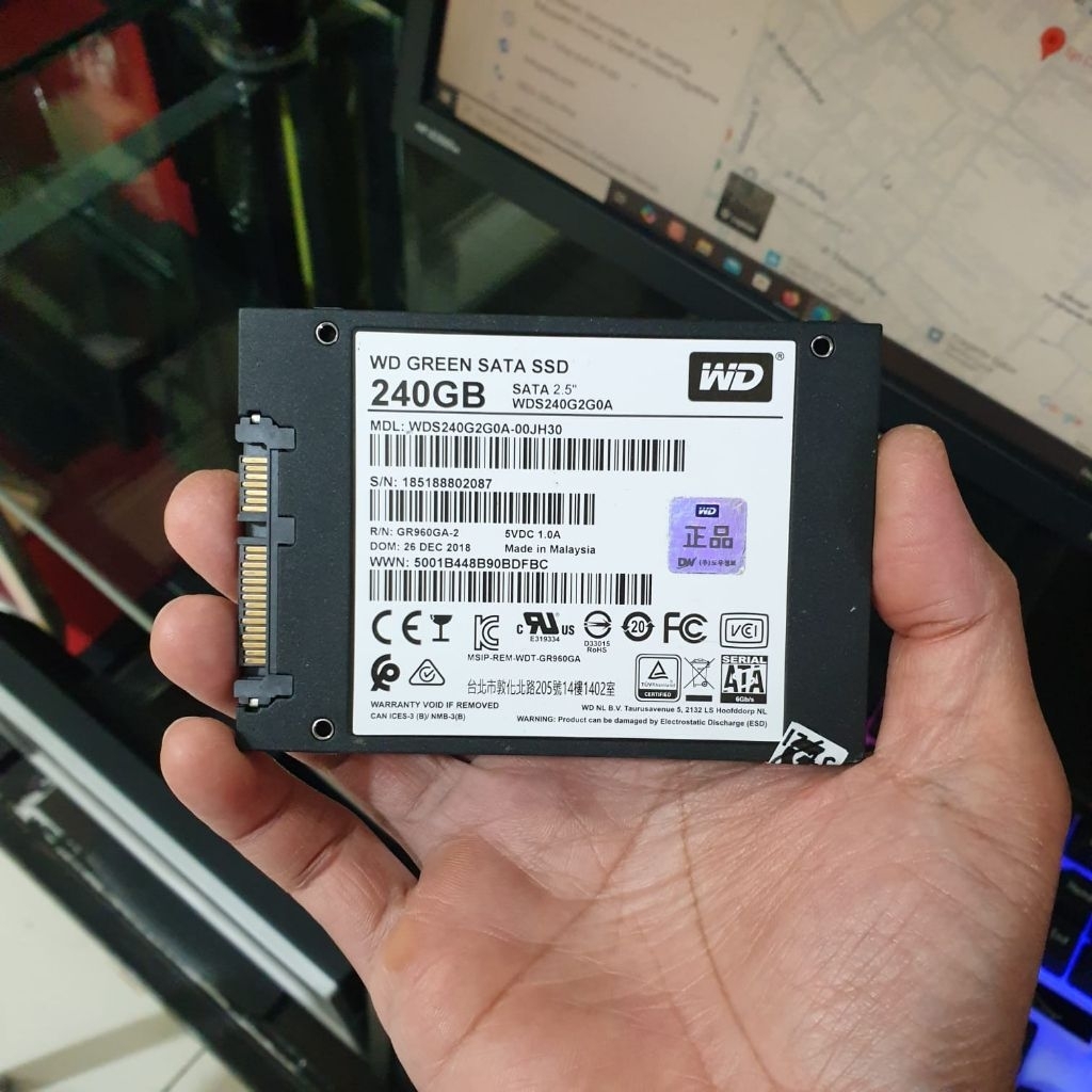 SSD Sata 240Gb WD Green