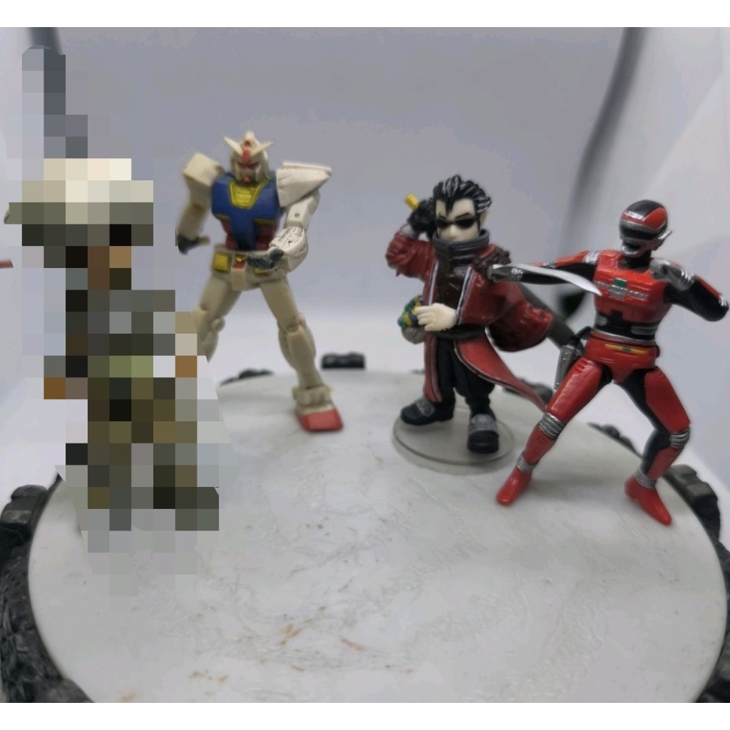 [READY]koleksi pajangan mini Figure gundam, sharivan, FF X