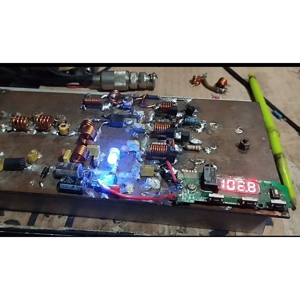 PEMANCAR FM PLL SIAPA PAKAI FRQ 88-108MHZ 7 WAT