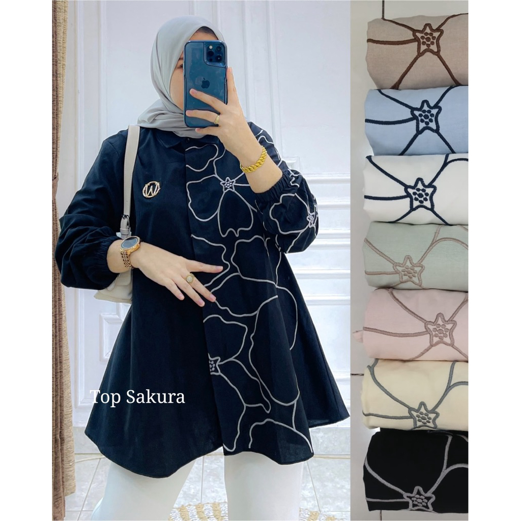 Atasan winody sakura / atasan winody busui / atasan winody busui / atasan winody