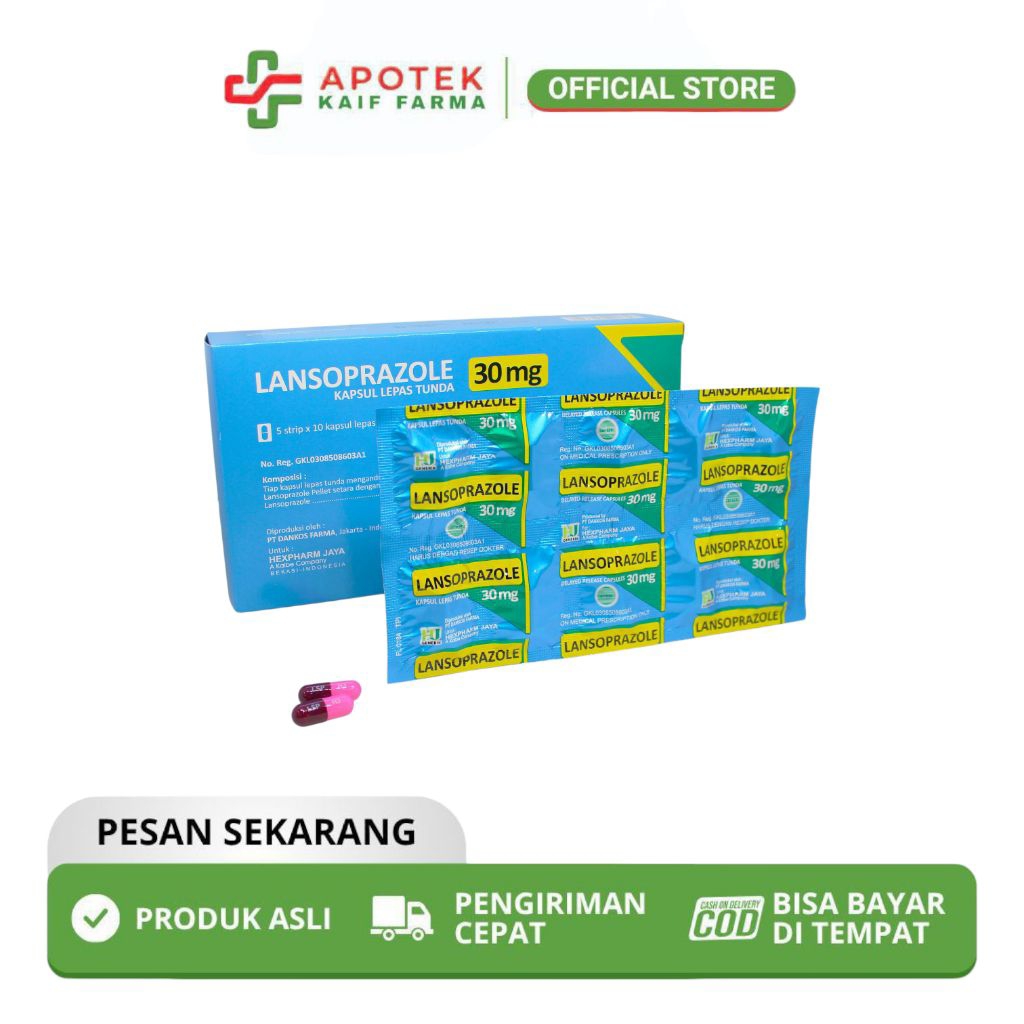 Ready Lansoprazole 30mg Perlembar 10tab