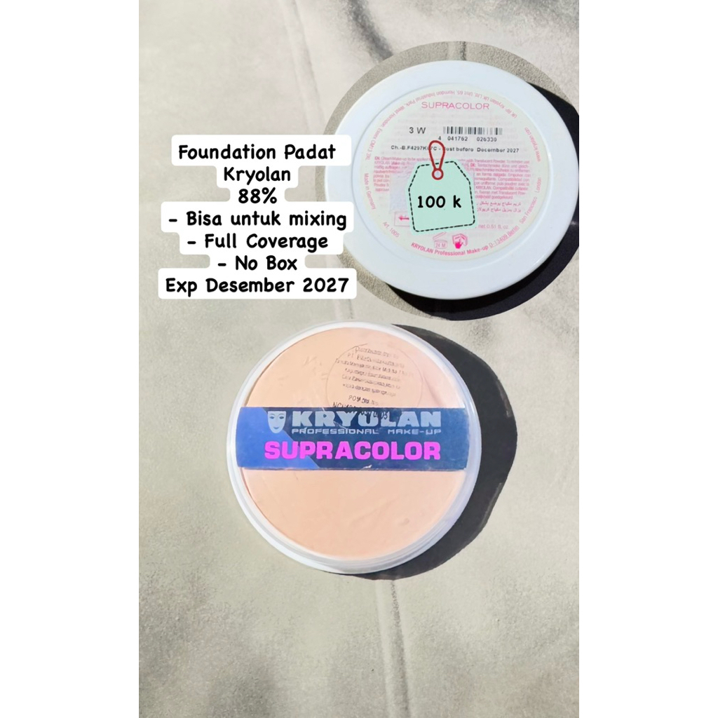 Preloved Kryolan Shade 3W