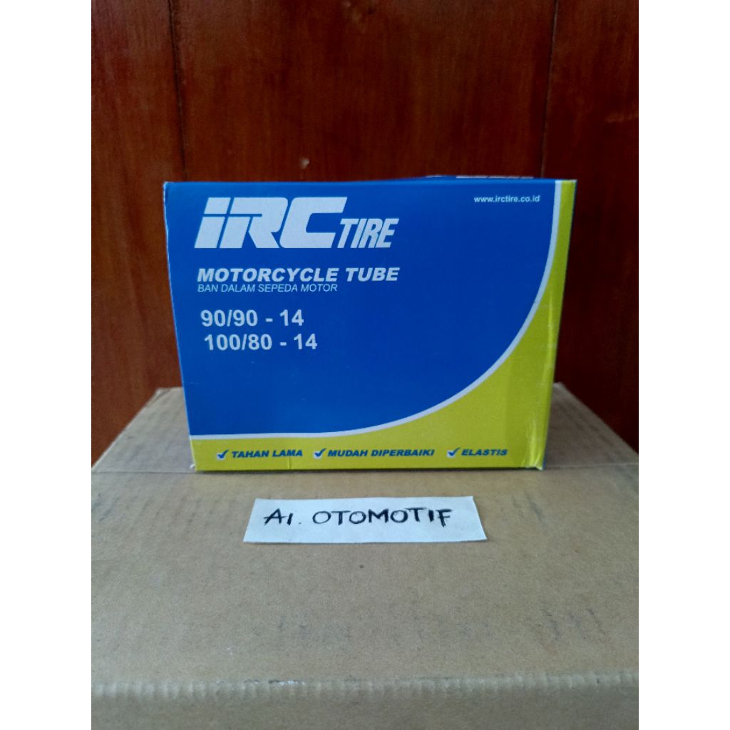 BAN DALAM IRC 90/90 RING 14, 100/80 RING 14 ORIGINAL TERBARU ALL MOTOR MATIC RING 14