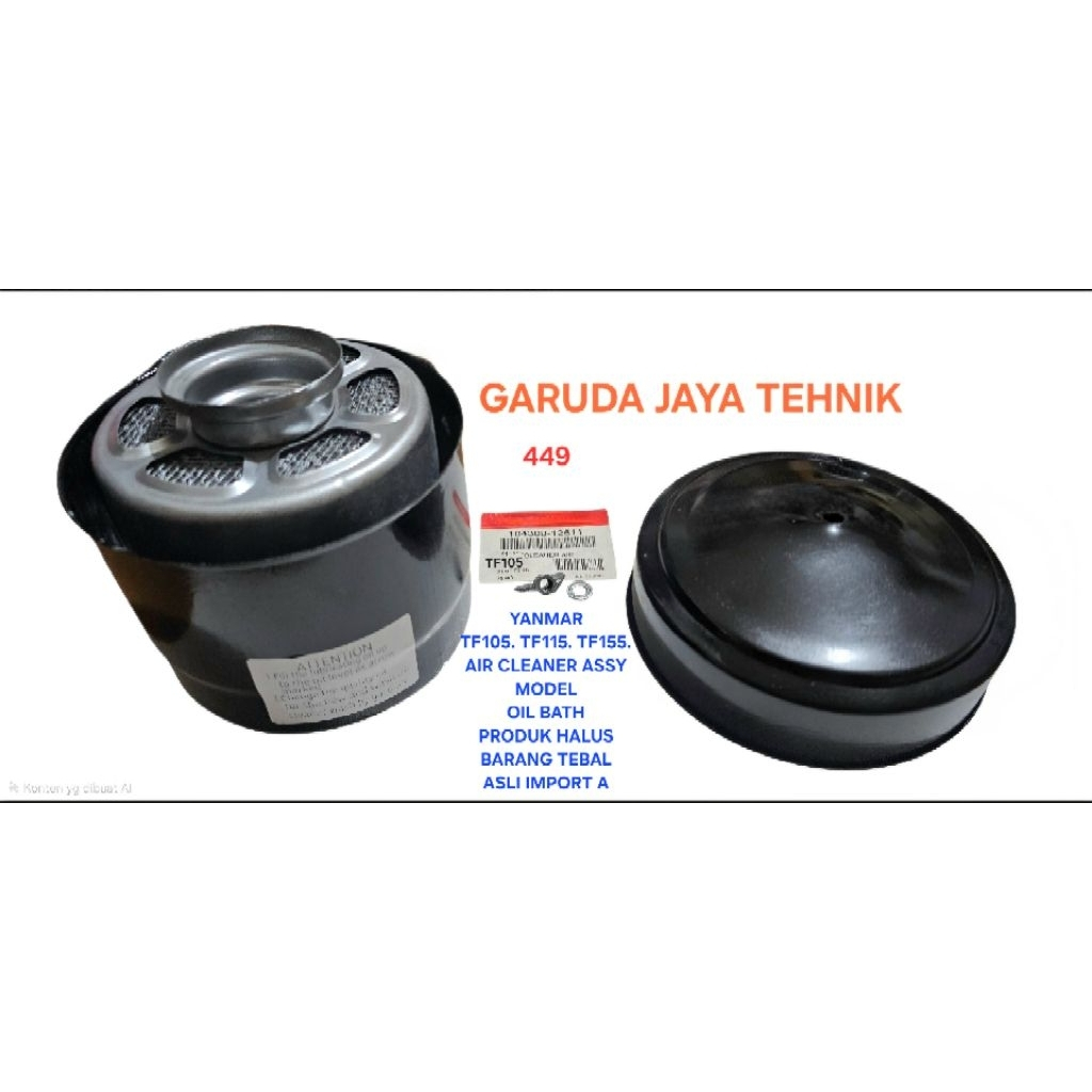 Filter udara model oil bath milenium TF105 TF115 TF155 Import asli Air cleaner assy TF105 TF115 TF15