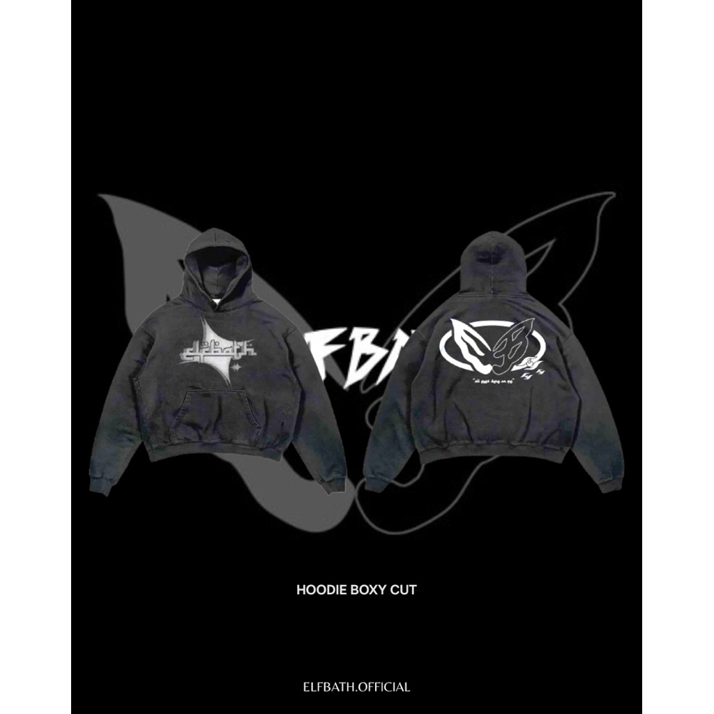 hoodie boxy cut elfbath eye