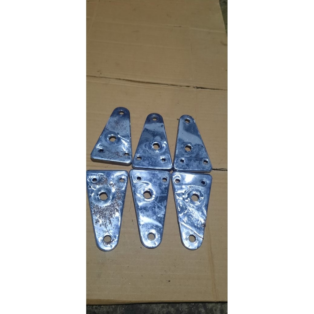 Crom Kupingan lampu depan tiger lawas lama Megapro hiu primus original copotan