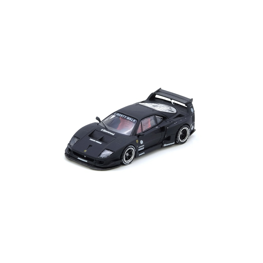 Inno64 LBWK Ferrari F40 Matte Black – Hong Kong Toycar Salon 2023 Special Edition Limited