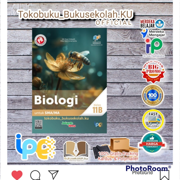 diskon BUKU PR ASESMEN BIOLOGI KELAS 11 SEMESTER 1, 2 KUR MERDEKA Terbaru 2025/2026 INTAN PARIWARA