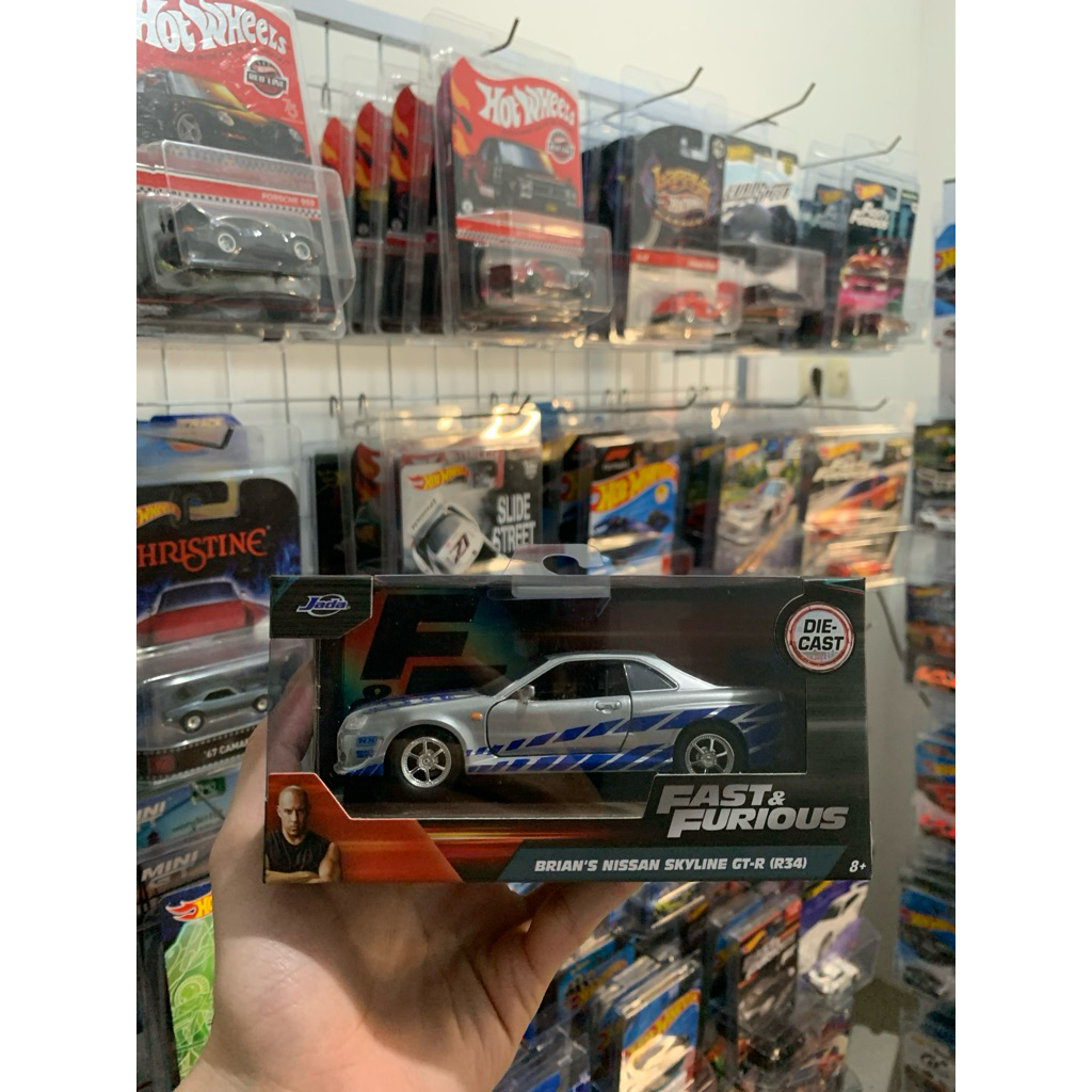 Jada 1:32 Nissan Skyline GT-R R34 Brian Fast Furious