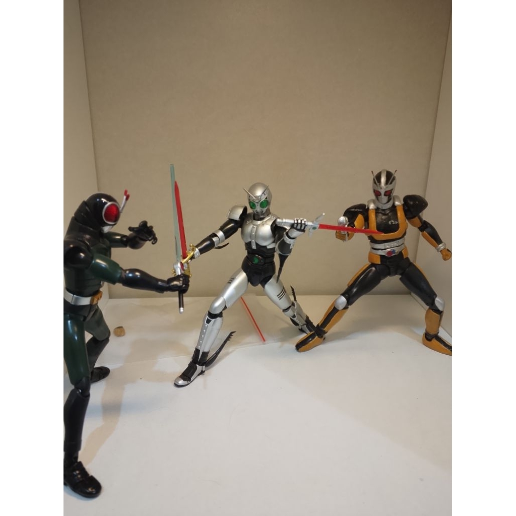 SHF kamen rider black rx dan robo vs shadowmoon