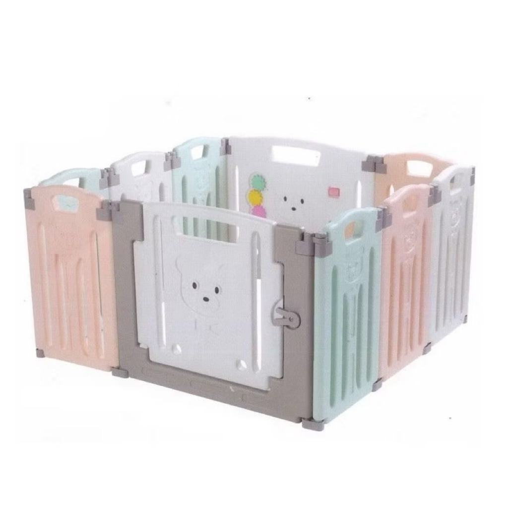 PRELOVED Baby fence PARKLON 8+2 mix colour