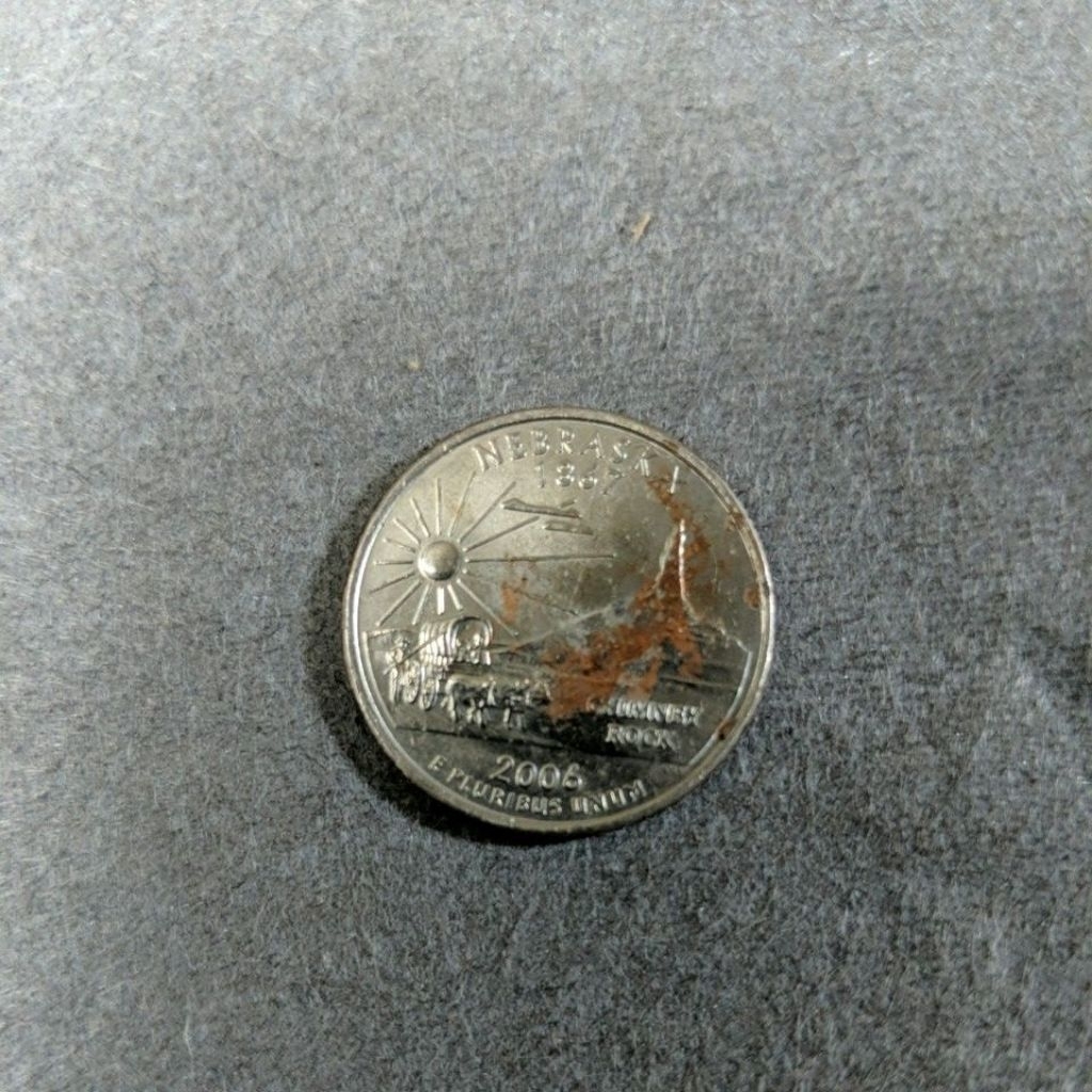 koin liberty quarter edisi 50 state Amerika Nebraska 2006