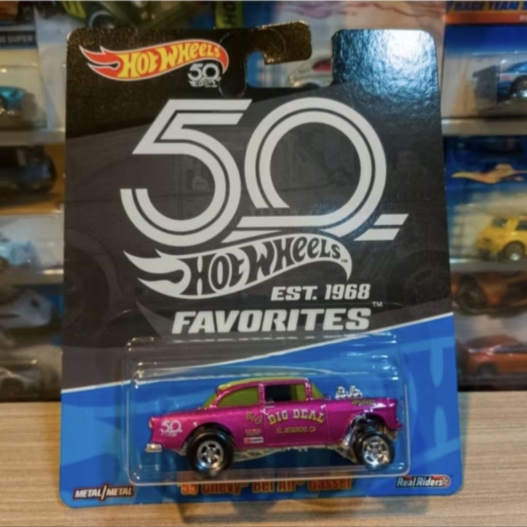 Hot Wheels 55 Chevy Bel Air Gasser - 50th Favorites - Premium