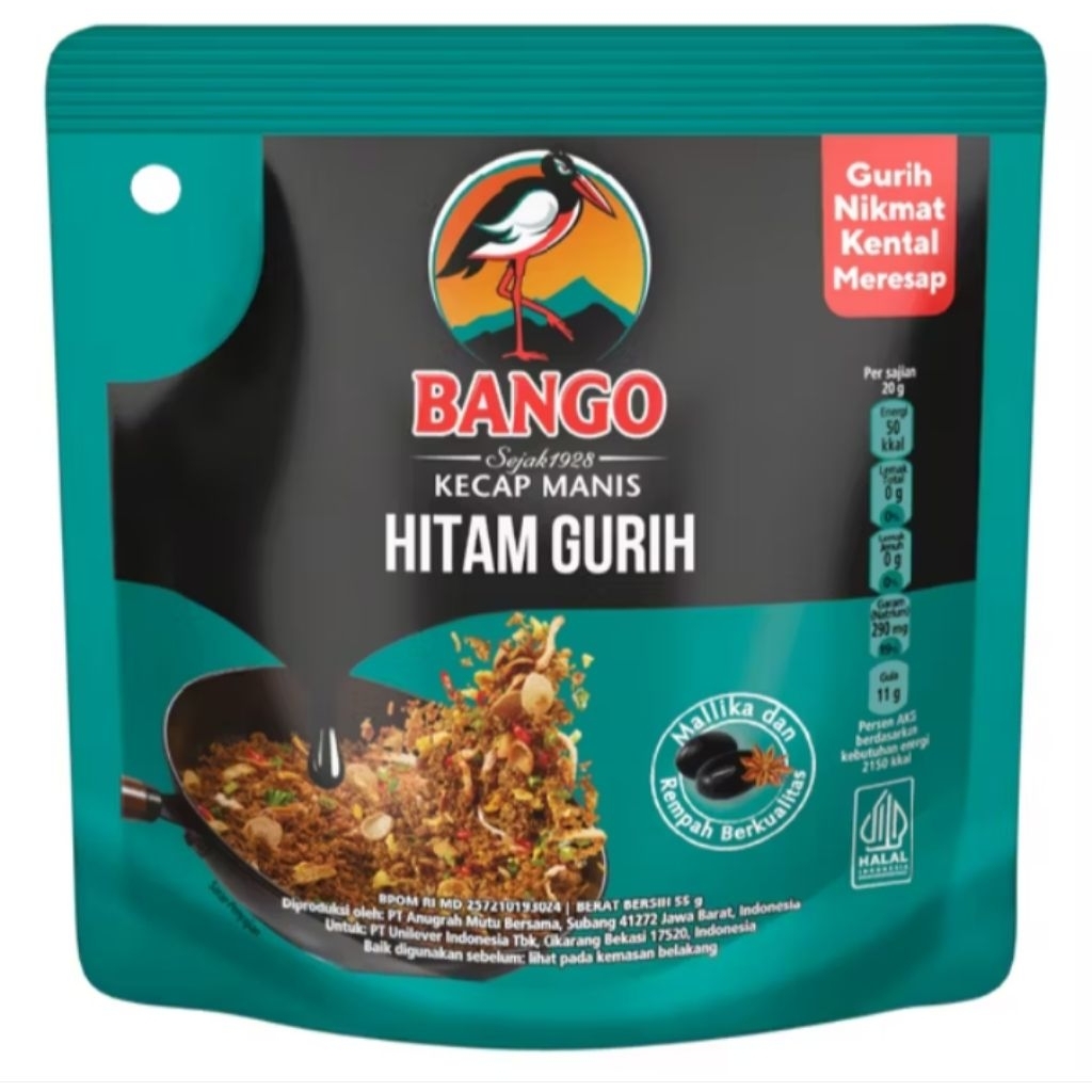 kecap BANGO hitam gurih , 55grm