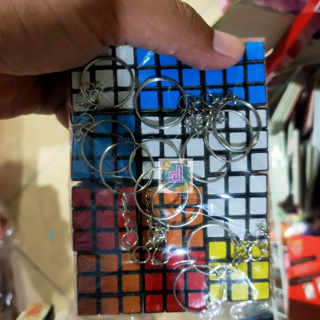 Gantungan Kunci Rubik Mini 3x3