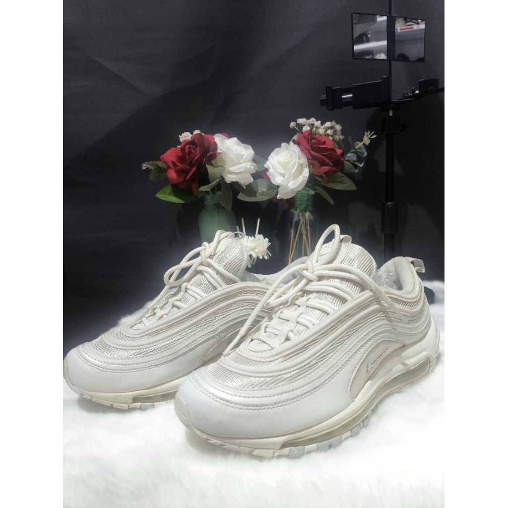 Nike Air Max 97 Triple White Size 40