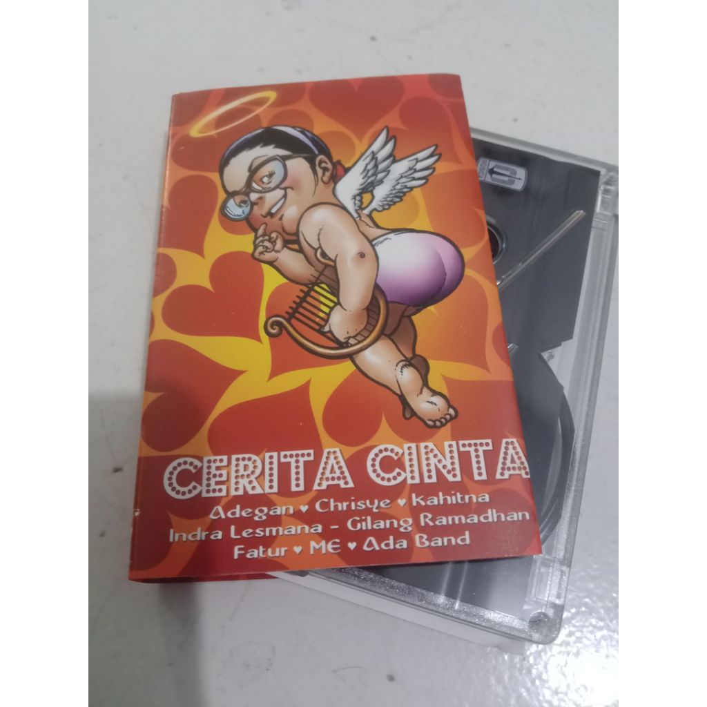 Kaset Pita Kompilasi Cerita Cinta Adegan Chrisye Kahitna dll
