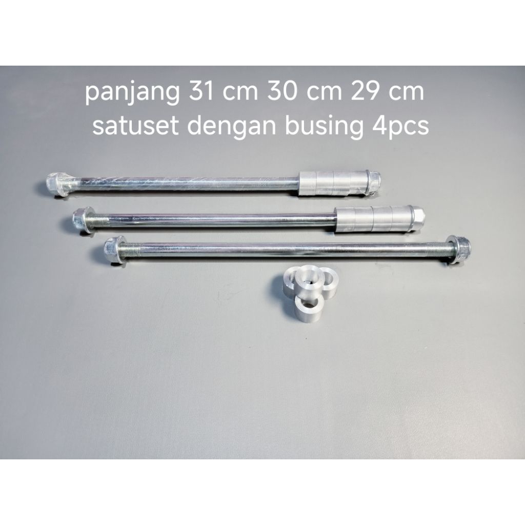 As Underbon/As arm untuk, Mx new,Mx king, Fiz r, Jupiter z, Dan sejenisya diameter as 12mm panjang 2