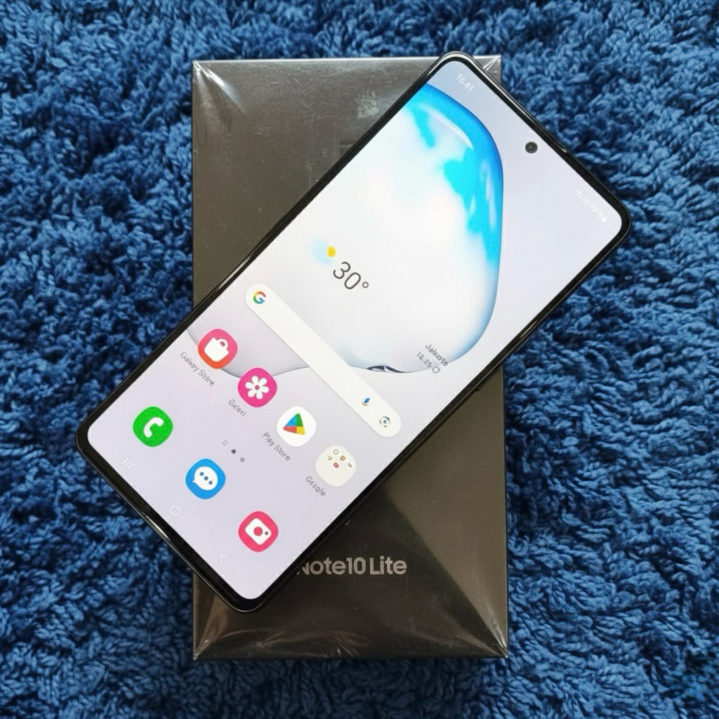 SAMSUNG GALAXY NOTE 10 LITE RAM 8/128GB FULLSET RESMI Second Original Ex Garansi Resmi Murah Kualita