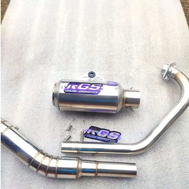 KNALPOT ORIGINAL RGS TYPE DOS SARANGAN BORBORAN PNP JUPITER MX OLD NEW JUPITER MX KING VIXION OLD NE