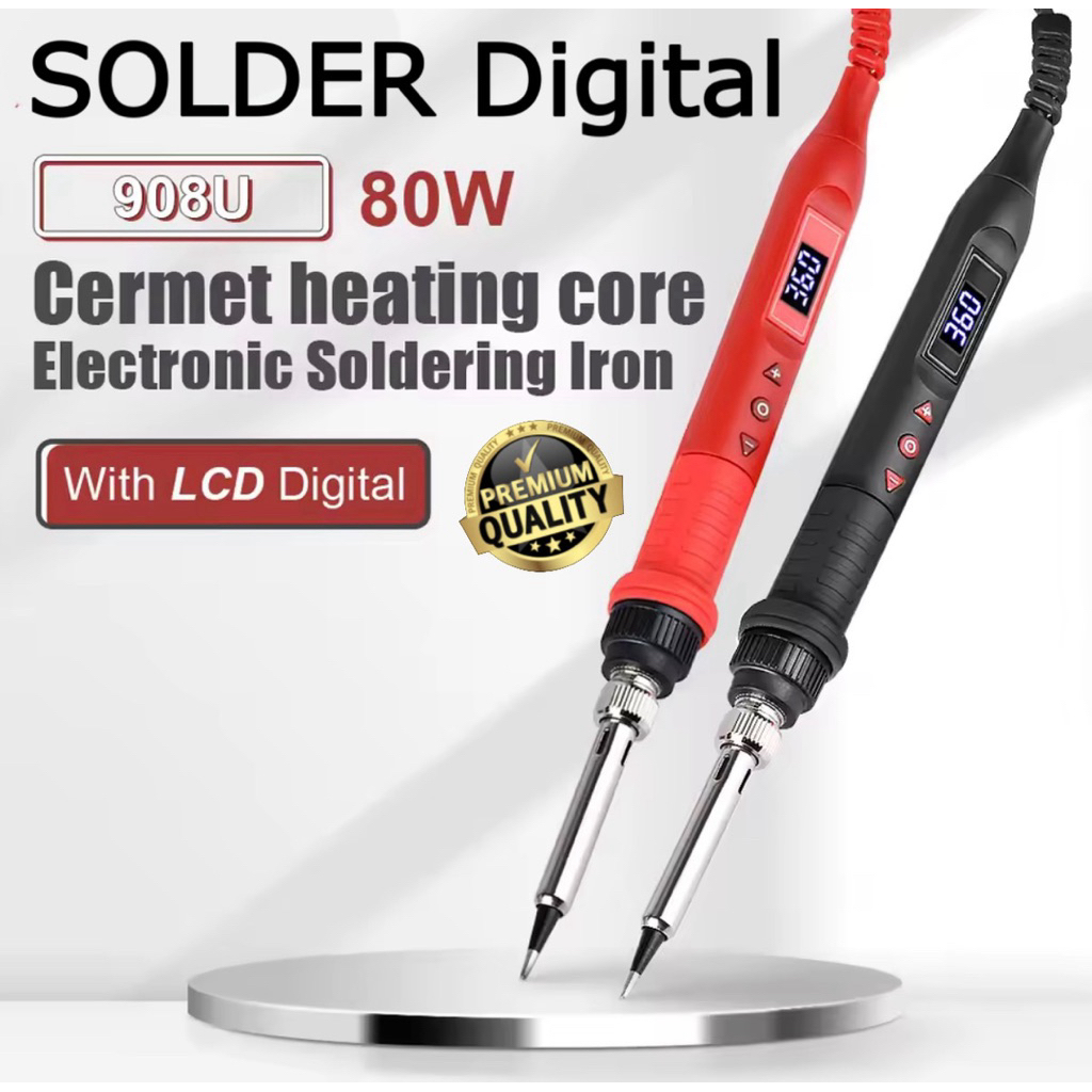 Solder 908V 80W Digital Adjustable Temperature - Solder Digital 80W/Solder 908V 80W Digital Adjustab