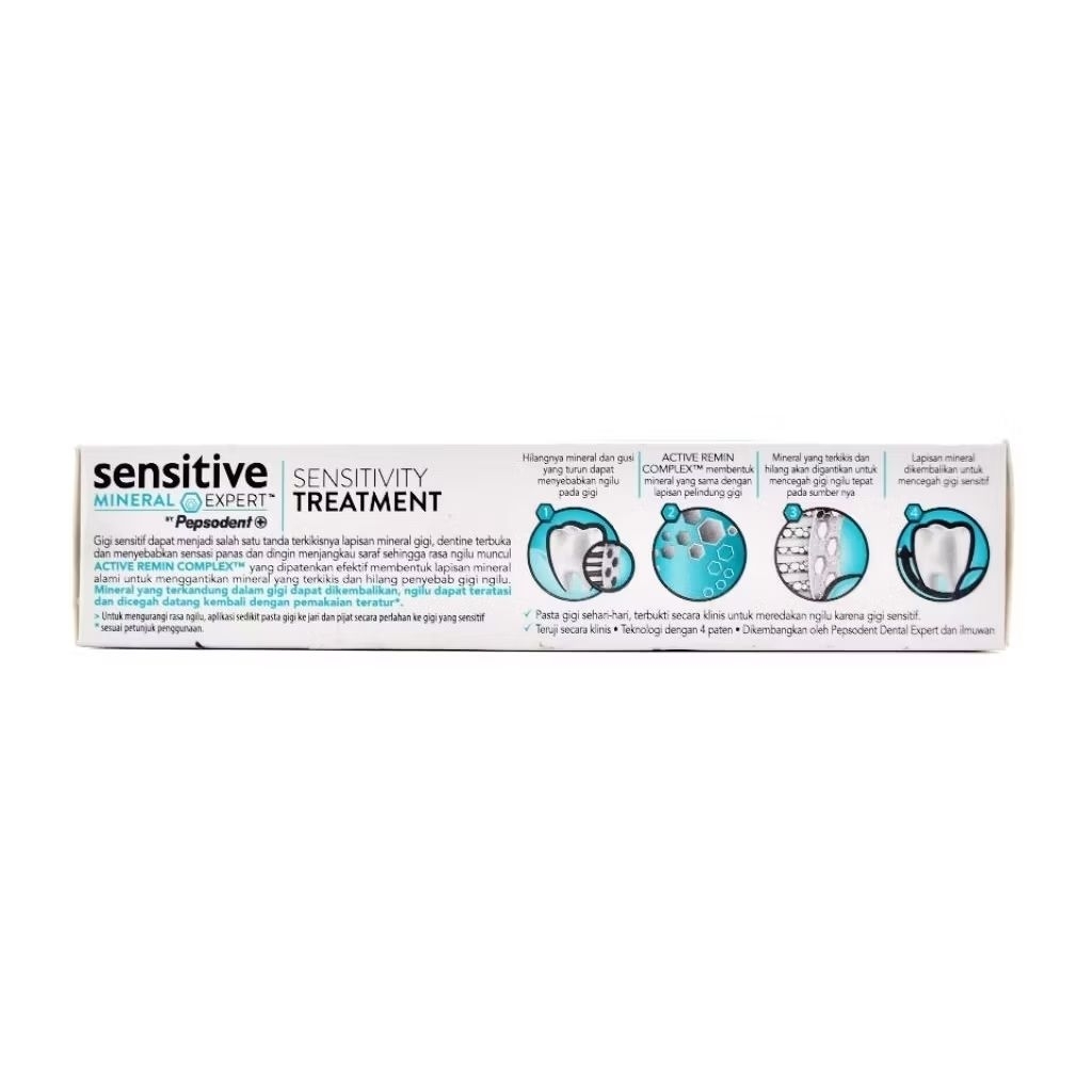 Pepsodent SENSITIVE MINERAL EXPERT Sensitivity Treatment Toothpaste 105gr Pasta Gigi Pepsodent Sensi