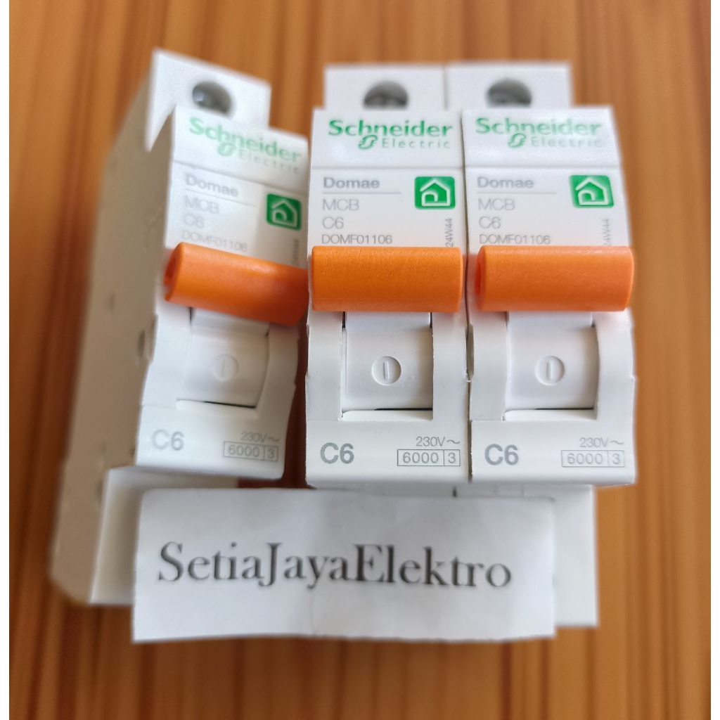 MCB SCHNEIDER domae C4 C6 C10 MCB 4a 6a 10a schneider electric