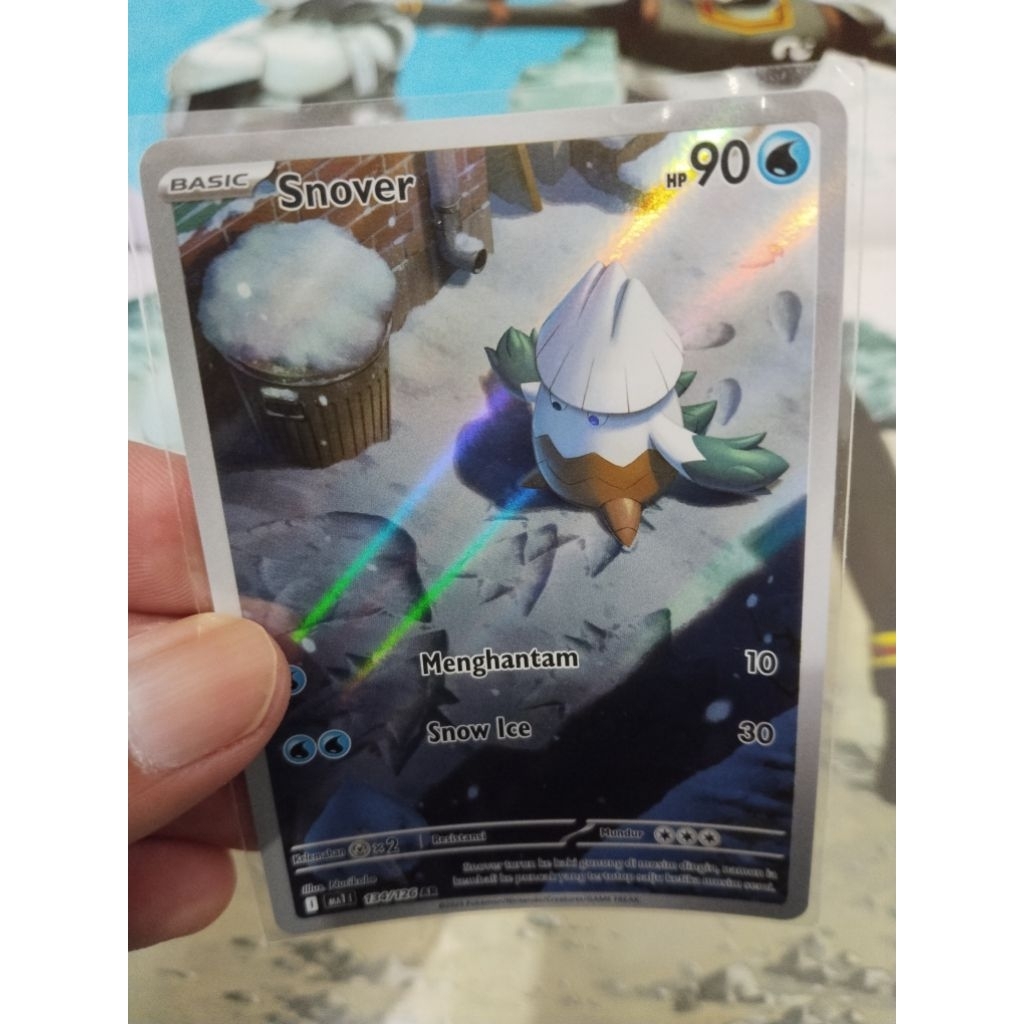 kartu pokemon art rare snover