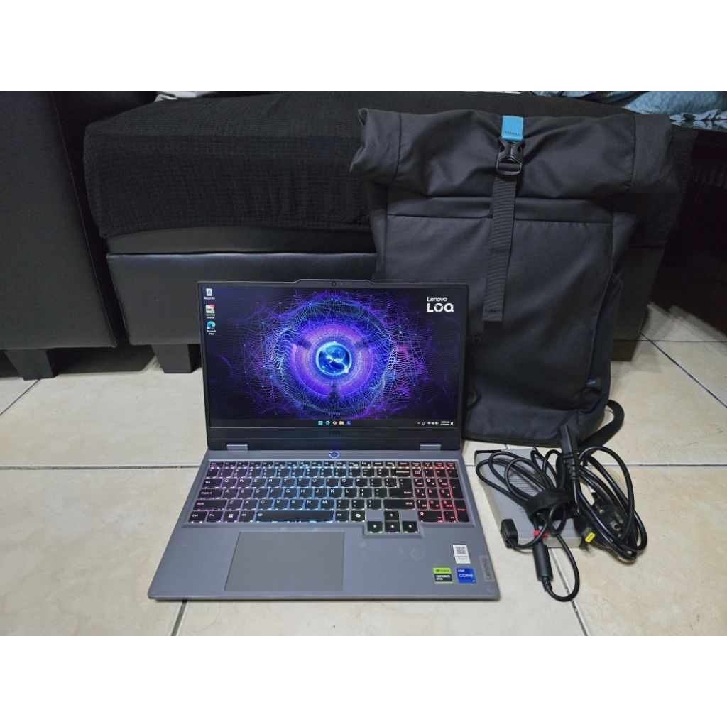 Lenovo LOQ 15 RTX 4060 8gb i7 13650HX Garansi resmi ADP 2027