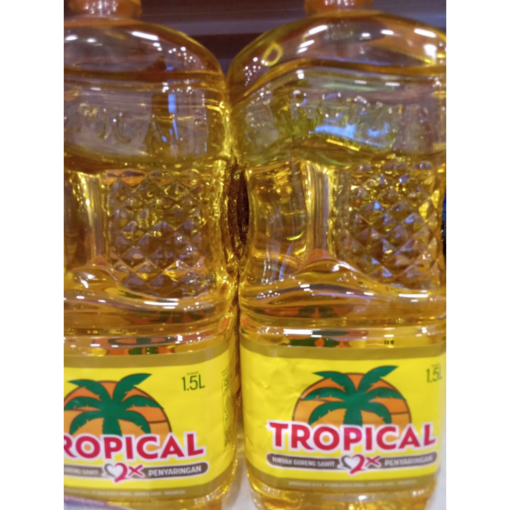 Minyak goreng Tropical 1,5Ltr     pengiriman  instan, someday depok