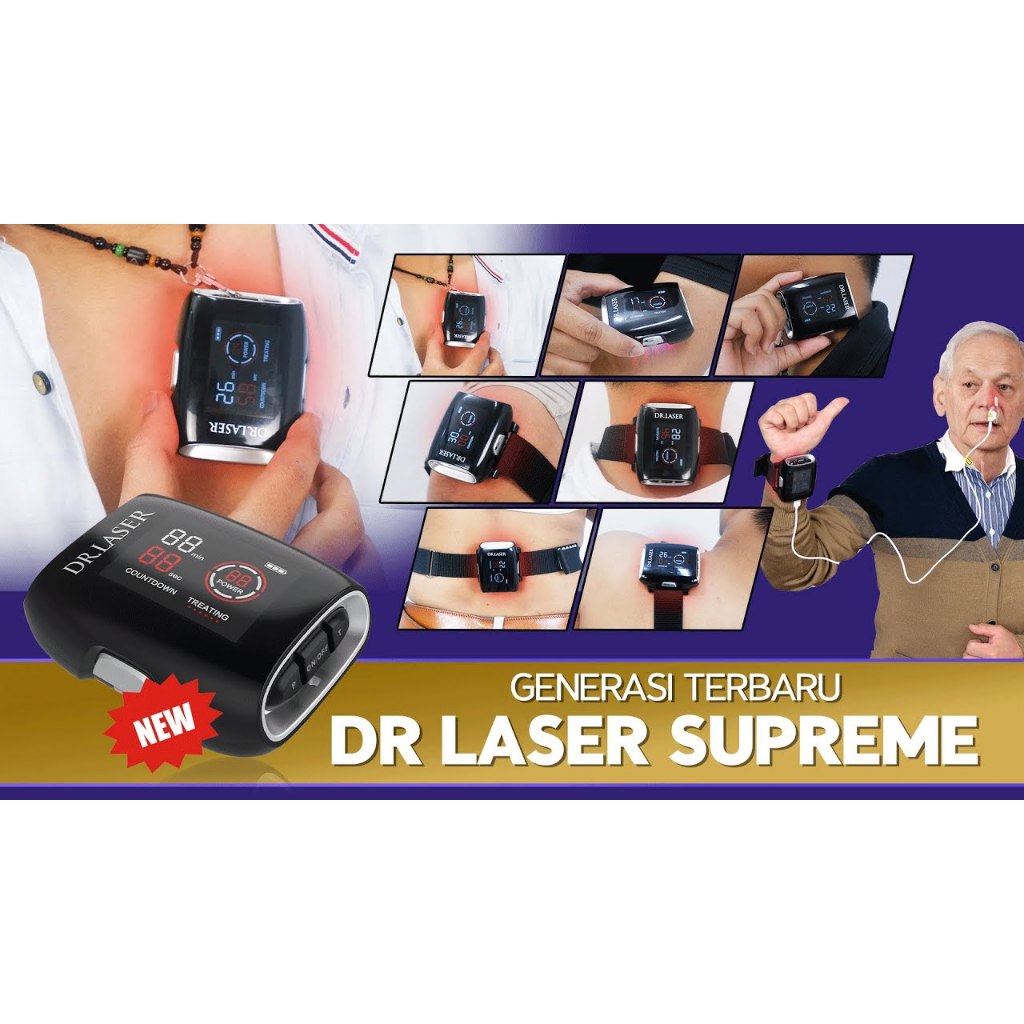 DR LASER SUPREME 16 TITIK Alat Terapi Stroke Hipertensi Dan Kesehatan