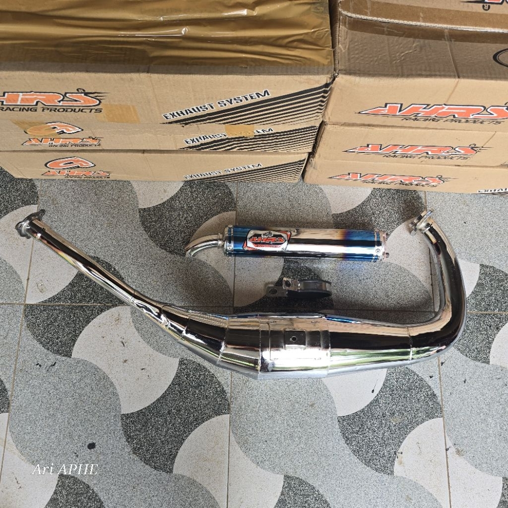 PROMO knalpot AHRS chrom rainbow kawasaki NINJA 150 RR NEW OLD