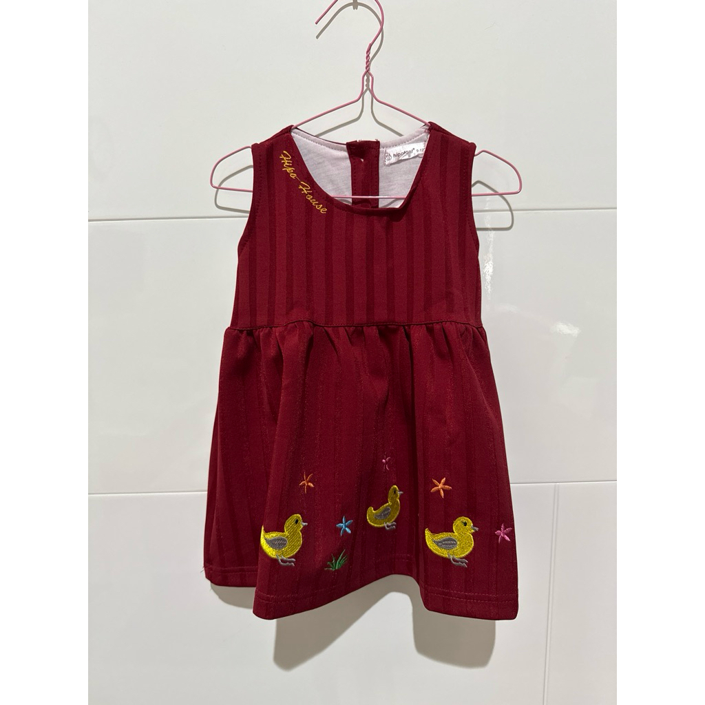 Dress Bayi Hipofant 9-12 Bulan (PRELOVED)
