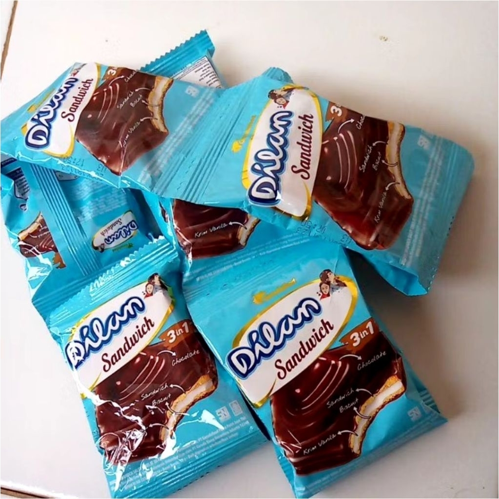 dilan sandwich renceng isi 10 pc