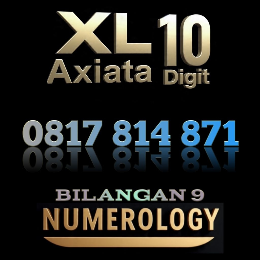 Nomor Cantik Premium Perdana Exsclusive XL 10 Digit Berkualitas Spesial Varian Angka Hoki Numerology