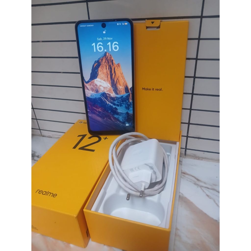 Realme 12 plus 5G 8/256 GB Fullset second - Ganti LCD