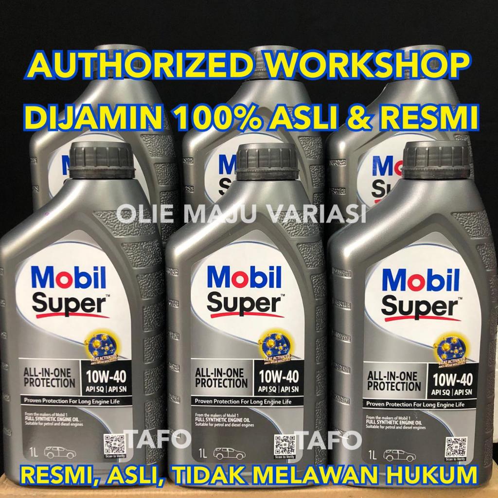 OLI MOBIL SUPER 10w 40 AIOP 10W40 FULL SINTETIK / MOBIL ONE