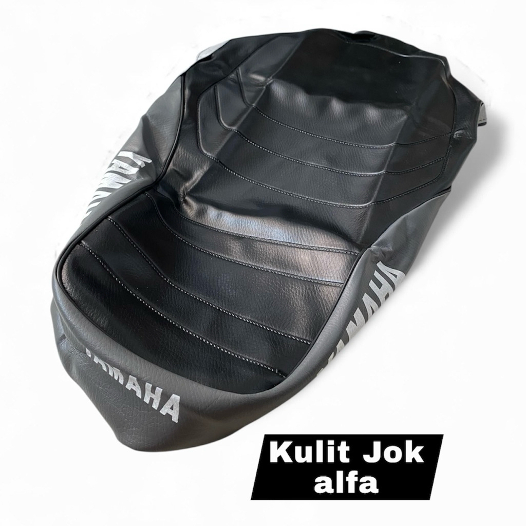 kulit jok yamaha alfa silver
