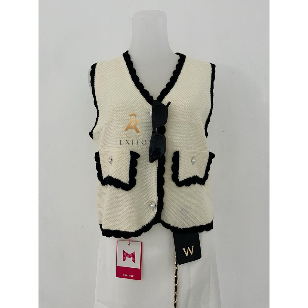 Vest Wanita/Rompi Wanita/Atasan Wanita/Rompi ala Korea/Rompi rajut/Baju Wanita/