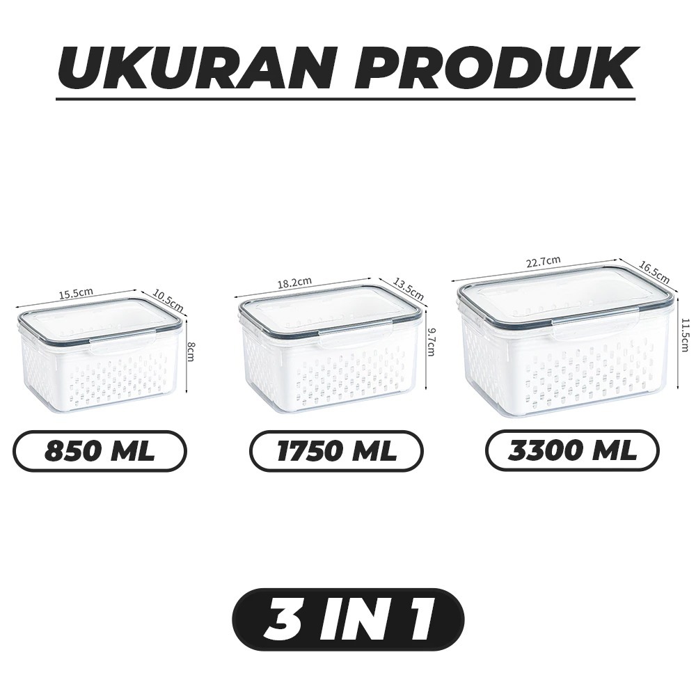 best sale pxton - food container / kotak tempat penyimpanan makanan / rak kulkas