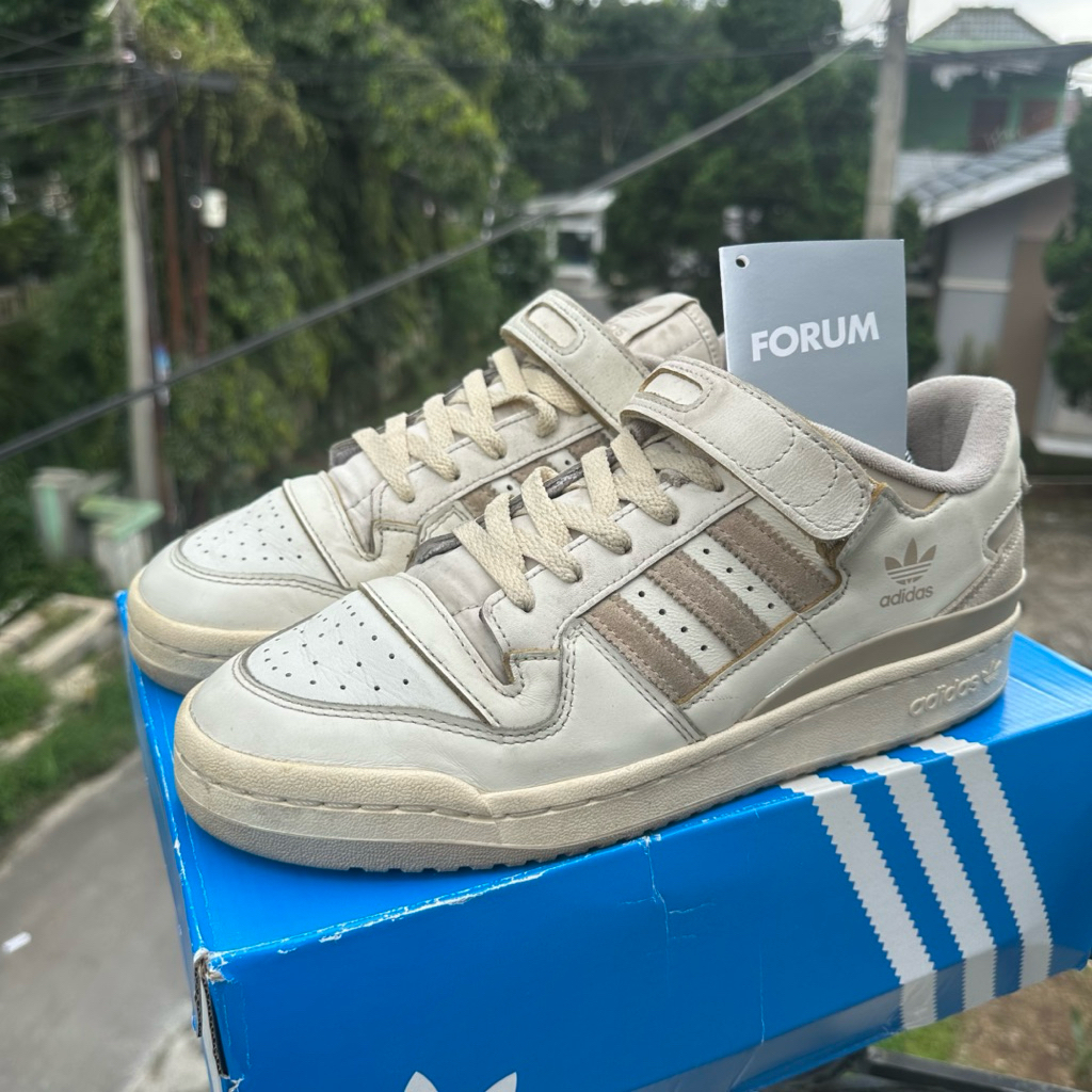 Preloved Adidas Forum 84 Low Cream Size 43 Original