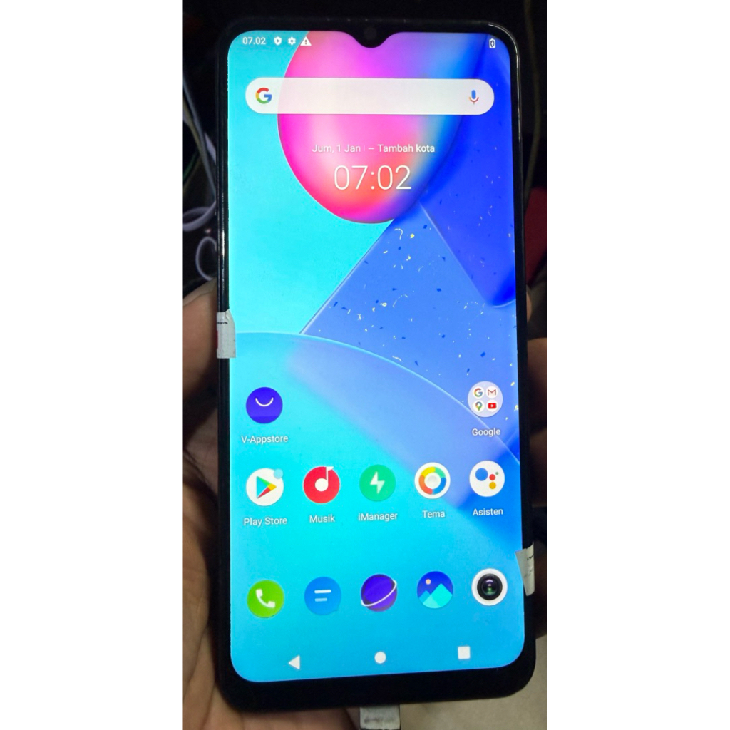 LCD touchscreen+frame vivo Y12S/Y20/Y20S original copotan