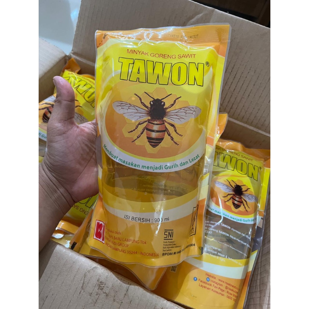 Minyak Goreng Cap Tawon 900ml / Minyak Goreng Tawon