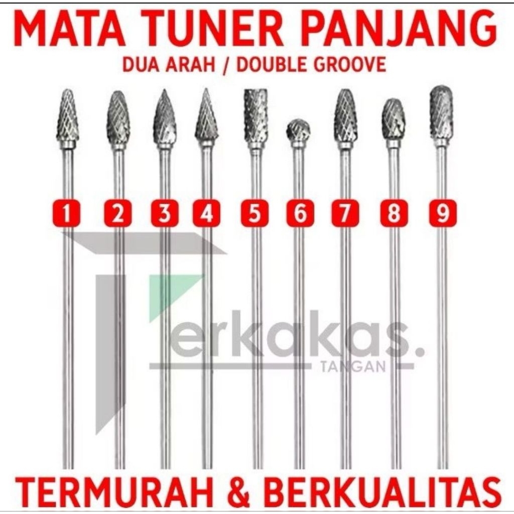 Mata Bor Tuner 2 ARAH/ Mata Tuner Panjang Berkualitas