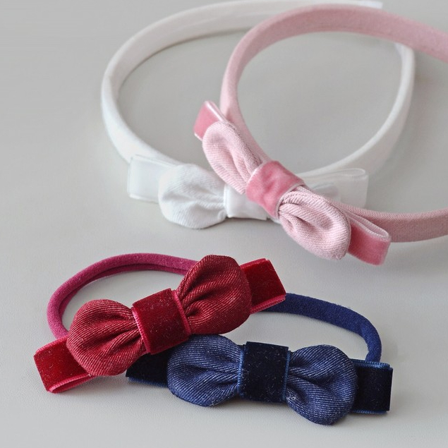 Noelle Bow Headband - Bando Anak |  Bando Bayi  | Bando Anak Perempuan | Bando Anak Perempuan Lucu |