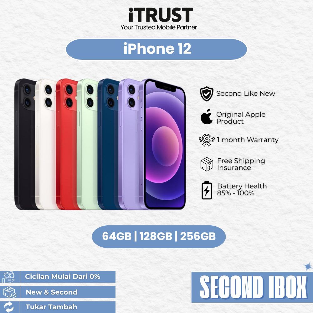 Iphone 12 64/128/256GB SECOND IBOX
