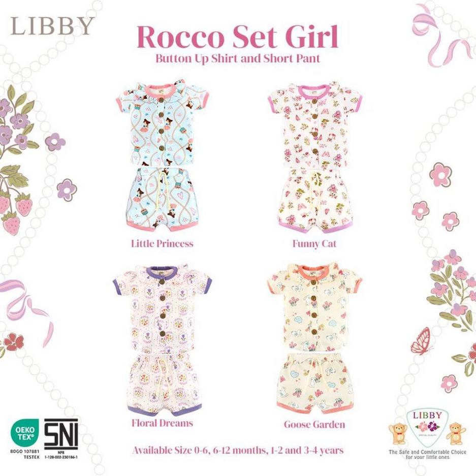 Libby setelan pendek Rocco/ Libby set pendek Motif