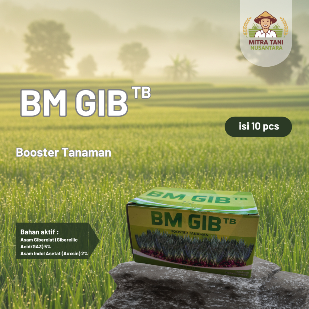 ZPT Booster Tanaman BM GIB kemasan box isi 10pcs - Giberellic acid dan Auxsin