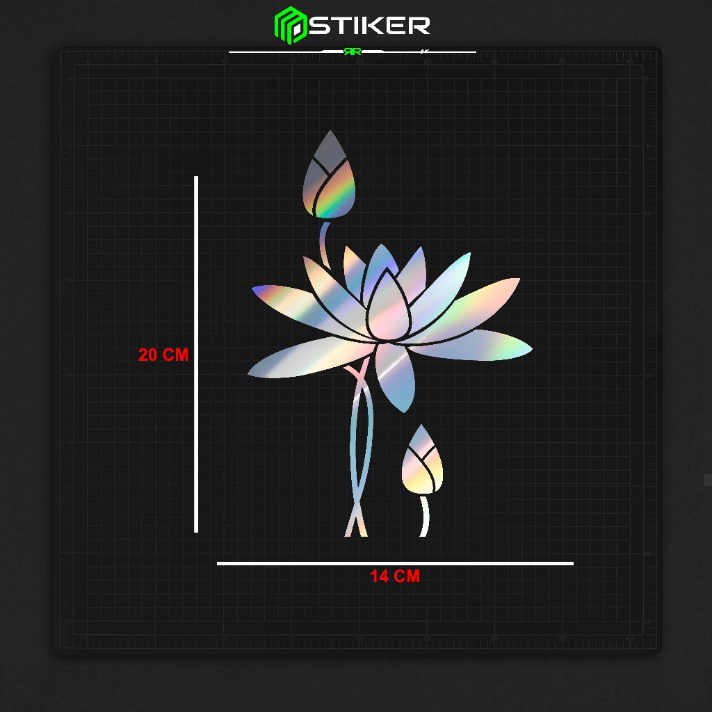 Cutting Stiker Flower Variasi Motor Mobil Sticker Bunga Cantik Universal LucuTimbul Keren Nyala Dasb