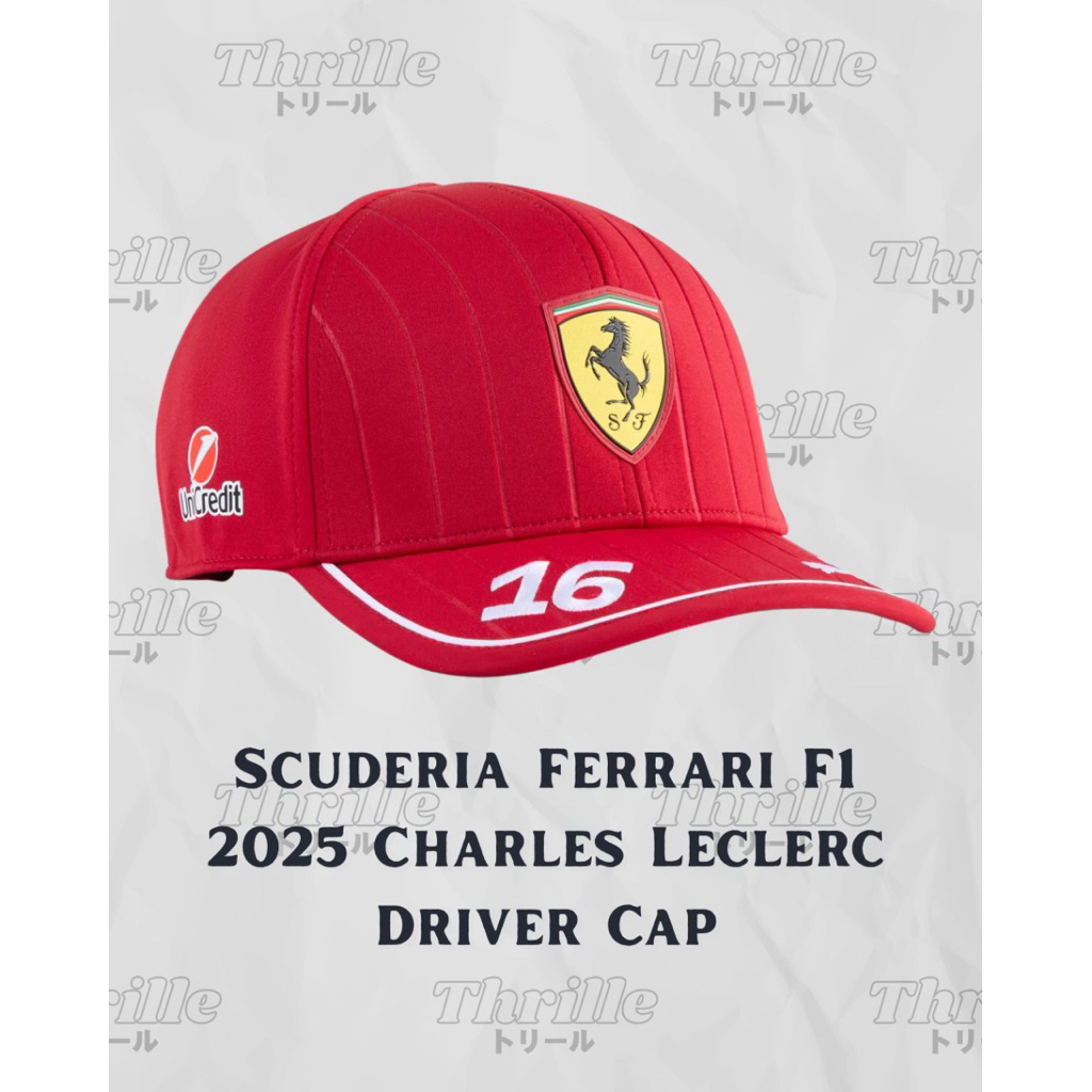 Scuderia Ferrari F1 Puma 2025 Charles Leclerc Driver Cap